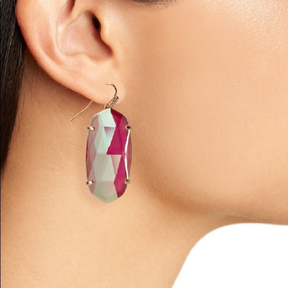 *Rare* Kendra Scott Esme in Rosegold Gray Dichroic
